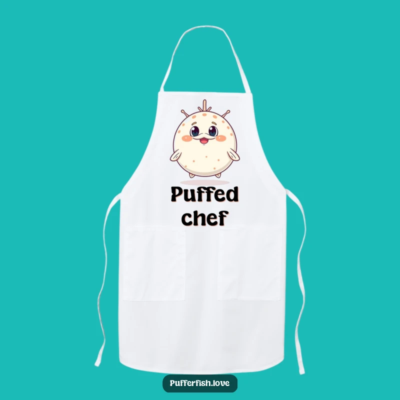 Funny Inflating Pufferfish Apron: Cook with Cute Surprise, A Fun Funny Gift