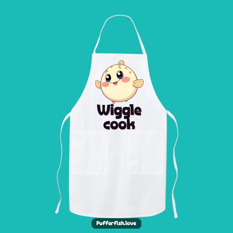Funny Wiggling Pufferfish Apron: Cook with Cheer, A Hilarious Funny Gift
