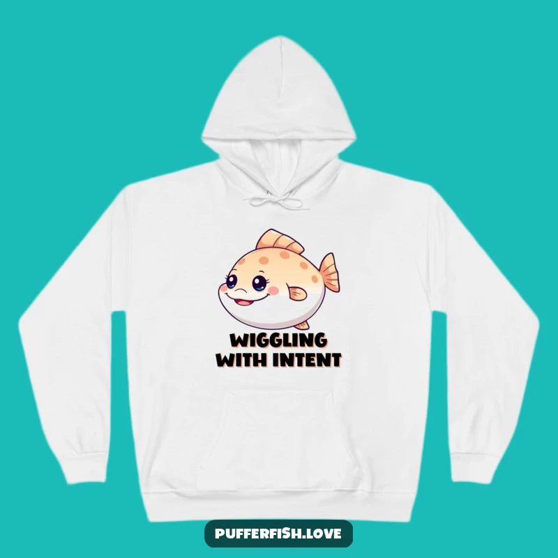 Funny Mischievous Pufferfish Hoodie: Stay Cozy and Cheeky