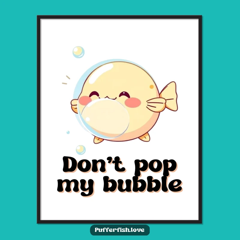 Free Printable Wall Art: Pufferfish Playtime, Downloadable Art for Whimsical & Fun Home Decor!