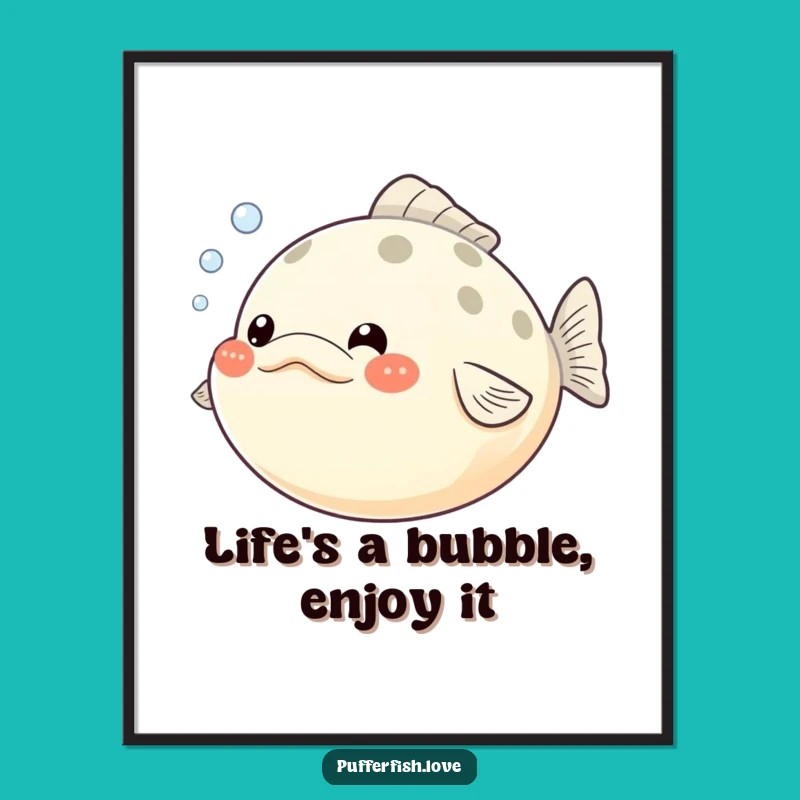 Pufferfish Printable Wall Art: Free Download for Hilarious Home Decor! Quirky Art Gift