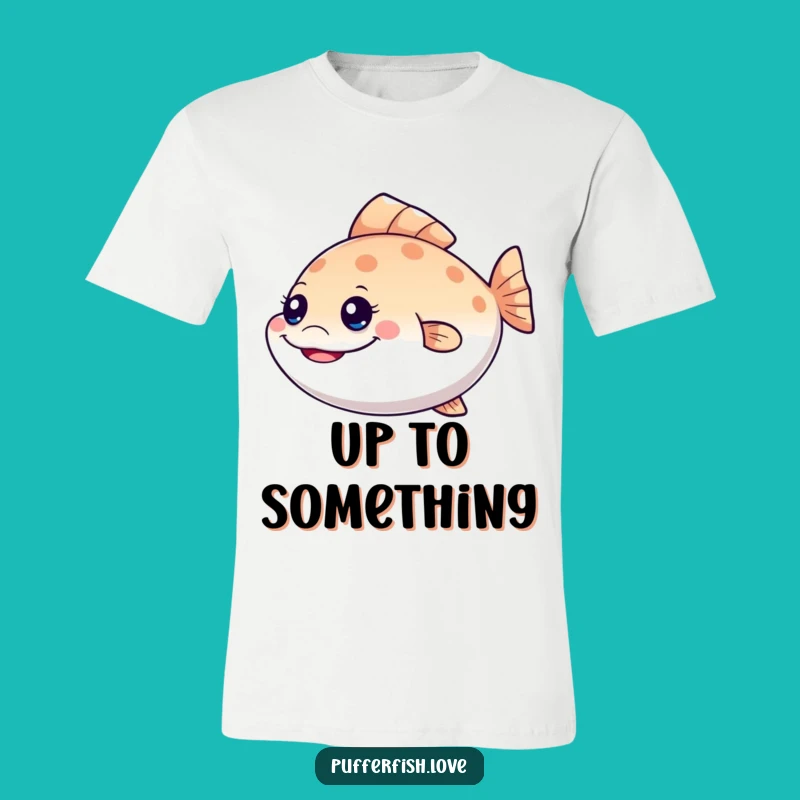 Funny Mischievous Pufferfish T-Shirt: Wear Your Playful Grin Proudly